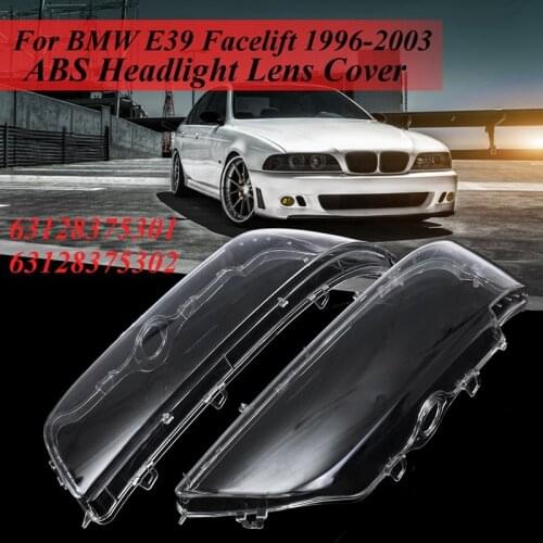 Headlight Cover Shell Headlight Glass Lens Automobiles head light lamp Lens Kit 63128375302 63128375302 For Bmw 5 Series E39 199