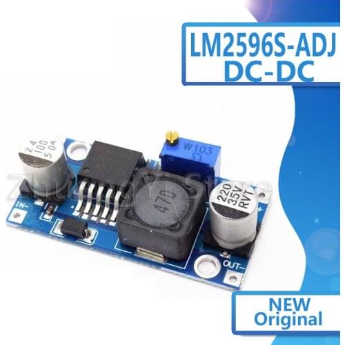 1pcs/lot LM2596S-ADJ DCDC step-down power supply module 3A adjustable voltage regulator 24V to 12V 5V 3V