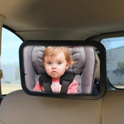 Adjustable Wide Car Rear Seat View Mirror Baby/Child Seat Car Safety Mirror Monitor Headrest High Quality Car Interior Styling