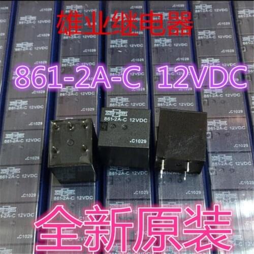 12VDC relay 861-2A-C 8612AC 861 2A C 12VDC 5PIN