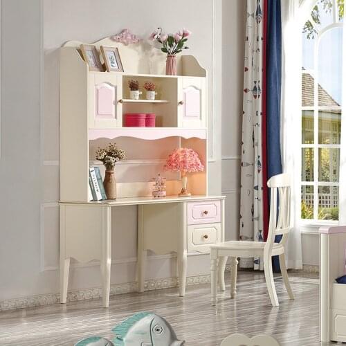 Calligraphy desk solid wood American desk European learning desk painting desk study furniture set childrens desk