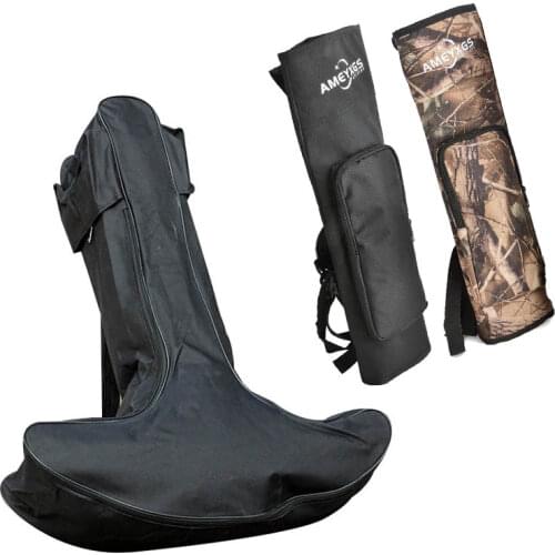 Hunting Shooting Crossbow Bags Portable Lightweight T Shaped Crossbow Bag Case Backpack Canvas Pouch Tactical Accessories