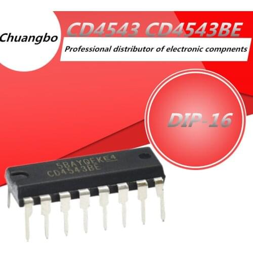 10pcs CD4543 DIP CD4543BE DIP-16 New spot chip IC