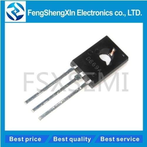 10pcs/lot New 2SD669A D669A TO-126 PNP Power transistor