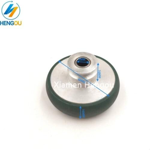 2 pieces roller for KBA offset printing machine size 60x16/35x8mm 76x16x15mm KBA rubber wheel