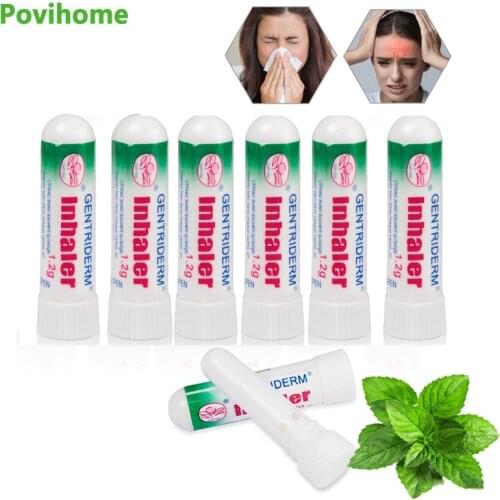 5Pcs 100% Original Peppermint Nose Inhaler Balm For Cold And Headache Nasal Essential Oils Chinese Tradition Herbal Ointment