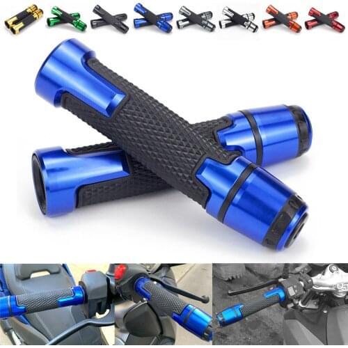 7/8" Handle Bar Hand Grips Fit For YAMAHA SMAX X-MAX NMAX NVX155 YZF-R15 JYM125T-3 Tracer FZ MT