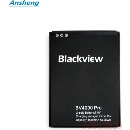 High Quality BV4000 3680mAh battery for Blackview BV4000 BV4000 Pro 4.7inch MTK6580A Mobile Phone