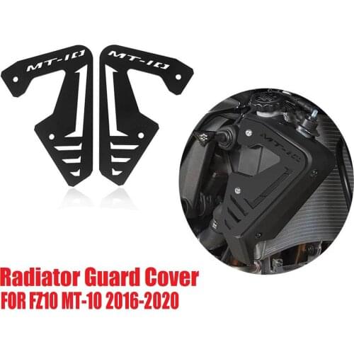 Aluminum Motorcycle Radiator Side Plate Cover Protector Guard for Yamaha MT FZ 10 MT10 FZ10 MT-10 FZ-10 2015-2020
