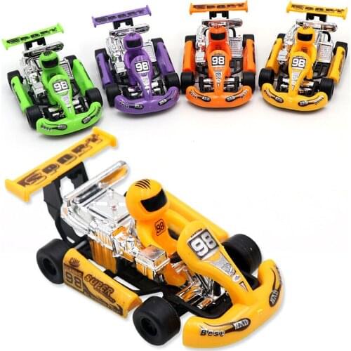 Toys for Children New Simulation Pull Back Racing Kart Model Boys Educational Formula Inertia Sports Car Game Kids Toy Gift W13