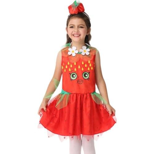 EK210 Europe and America Halloween children Costume Girls Cosplay Animation Costume play spider clothing Summer Girl Dress