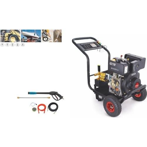 High pressure ceramic plunger washer washing machine diesel powered large flow pressure water pump 2500DF