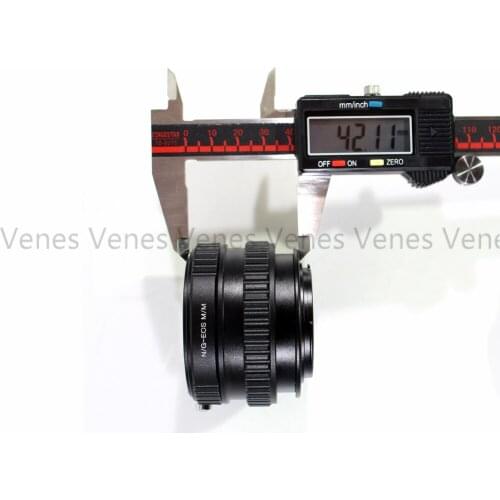 Venes N/G-For EOS.M/M, Macro Adapter Ring Helicoid Tube Suit For Nikon G/ F/ AI/ AIS lens To Suit for EOS M1 M3 M2 camera