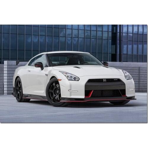 Nissan GT-R Nismo Supercar Poster Wall Picture for Living Room Wall Art Canvas Cloth Fabric Print Painting