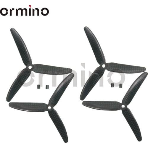 Ormino 2 pair 5030 3 Blade FPV Propeller RC Drone Diy Kit Mini Drone Frame 6 inch Carbon Fiber 6033 3 Blade Quadcopter Propelle