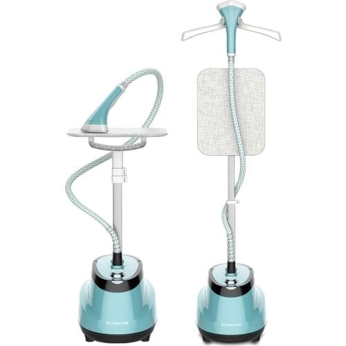 GHlGO 1800W Garment steamer household handheld ironing machine 10 gear adjustable vertical flat steam iron clothes steamer