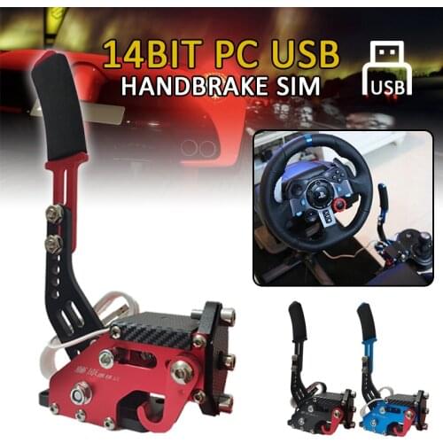 PS4 + PC G29 USB Hand Brake+Clamp For Racing Games Logitech Brake System Handbrake Auto Replacement Parts Blue Black Red New