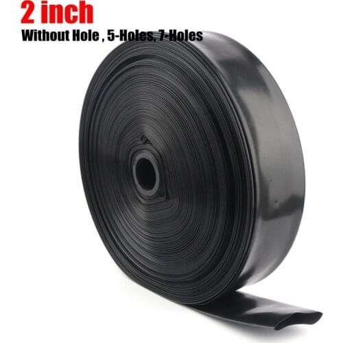 40m 2 Inch N80 Φ50mm Greenhouse Irrigation System Drip Tape Durable Cooling Sprinkling Water Pipe Spay Water Belt 0 5 7 Holes