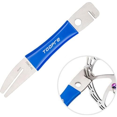 Bicycle Disc Brake Wrench Stainless Steel Rotor Truing Repair Tool MTB Bike Disc Brake Rotor Flattening Correction Tool