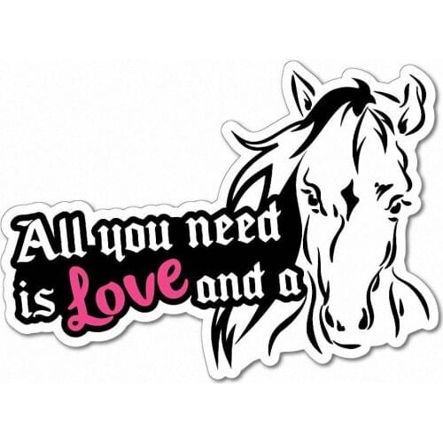 All You Need Is Love And A Horse Sticker Sticker Inland 4x4 Australian Vinyl Accessories Decoration
