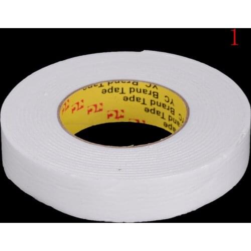1pc 5M Sponge Strong Double Faced Adhesive Tape Foam Double Sided Tape Self Adhesive Pad For Mounting Fixing Pad Sticky White