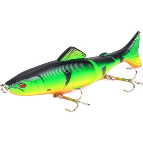 1pcs Minnow Fishing Lure Multi Jointed Sections 130mm 18.5g Swim Wobblers Artificial Hard Bait Bass Pike Carp Fishing Tools