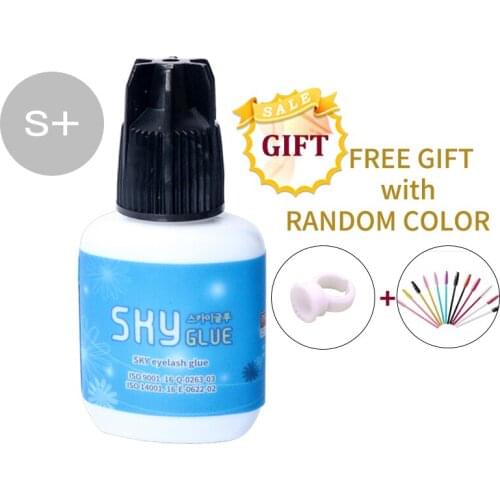 10ml Super Type Sky Glue for Eyelash Extension Glue Last Over 6 Weeks Fast Drying Professional Eyelash Glue from Korea