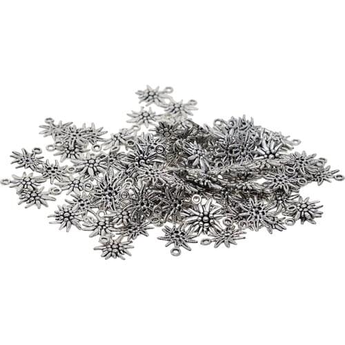 100pcs Alloy Fruit Flower Pendant Charms Jewelry DIY Crafting Craft