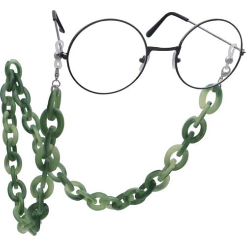 Acrylic Anti-slip Glasses Chain Reading Eyeglasses Strap Mask Cord Holder Face Mask Lanyard for Women Men Eyewear Jewelry