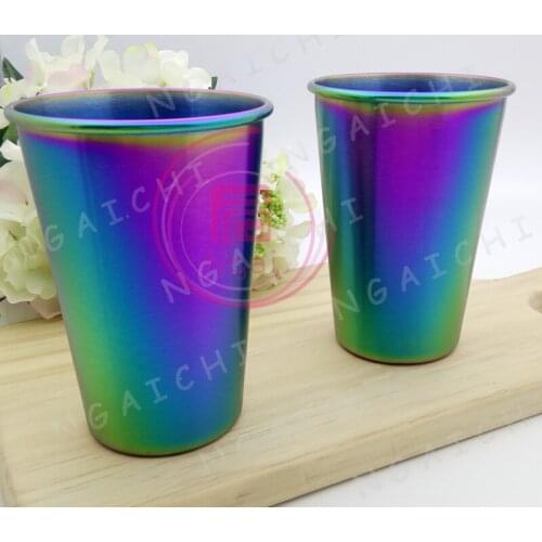 Stainless Steel Cup Water Decanter Tea Cup Creative Lemon Water Bottle Juice Drinking Bottle Party Drink-ware 1pcs