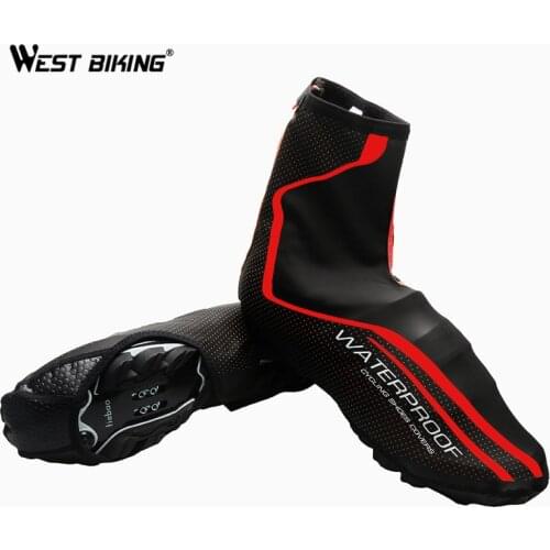 WEST BIKING Cycling Shoe Cover Waterproof Thermal MTB Road Bike Shoe Covers Overshoes Warm Boot Covers Sport Bicycle Shoe Cover