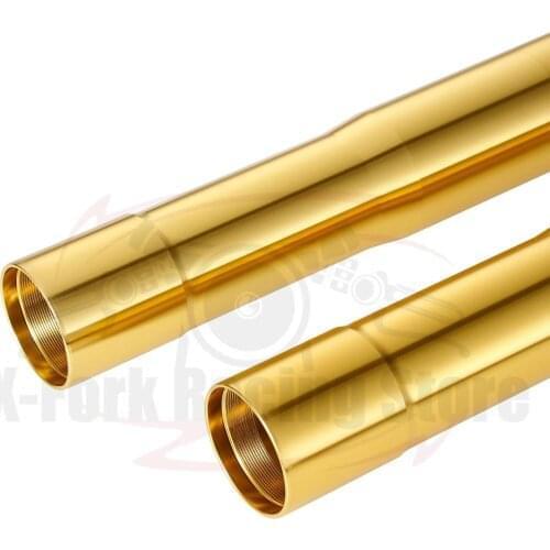 Customized LB515-034-G darker gold Front Outer Fork Tubes Pipes Bars Pairs For Suzuki GSR750 2011-2016 51130-08J00-000 500cm