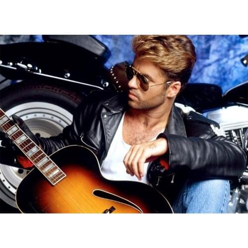 George Michael Painting Diamond Diy Paint Handmade Arts and Crafts Jewel Cross Stitch Mosaic Wall Art Prints Wall Decor
