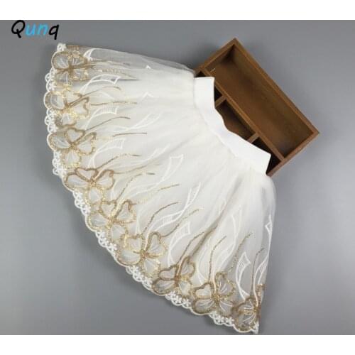 Summer Girls Tutu Skirt Flower Lace White Kids Skirts for 2 3 4 5 6 7 8 9 10 Year Girl Toddler Teens Children Princess Clothing