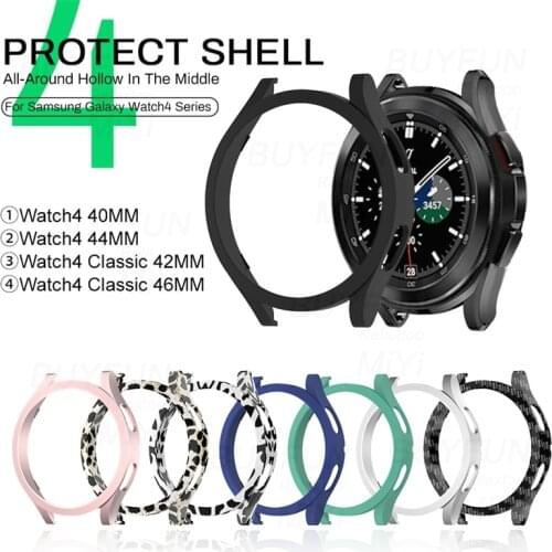 PC Matte Bumper Protect Shell Cover For Samsung Galaxy Watch 4 40mm 44mm All-around Case Sumsung Gelaxi Wacth4 Classic 42mm 46mm