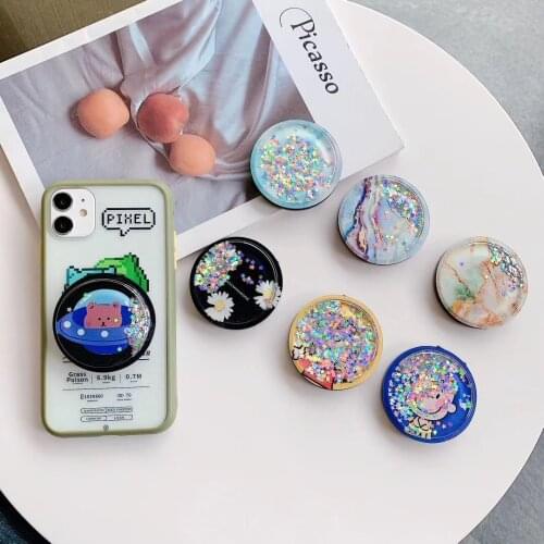 Fashion mirror mobile phone bracket, mobile desktop bracket, mobile makeup mirror bracket, beauty mirror bracket