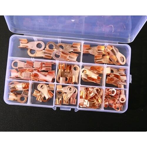 90 Pieces Flat Receptacle Set Male Cable Connector Connector Kit (0.25 - 25 Mm)