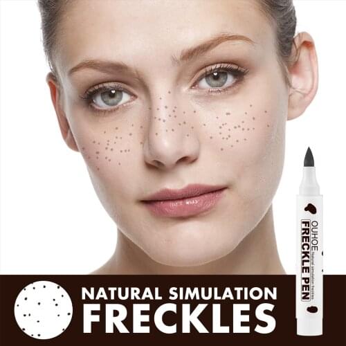 Natural Freckle Pen Soft Brown Freckle Pen Makeup Waterproof Dot Spot Pen Create The Most Effortless Sunkissed Look Freckle Pen