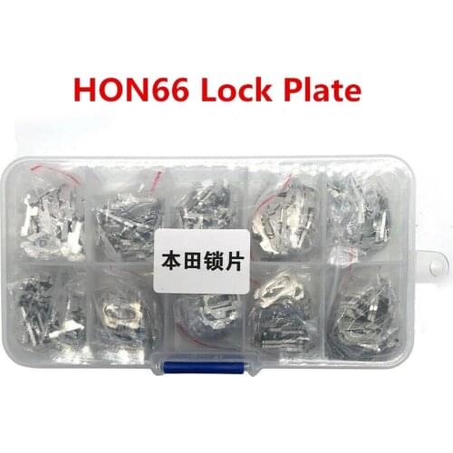 HKCYSEA HON66 Repair Accessories Brass Car Lock Reed Plate For Honda Auto key Kit Total 340PCS(8 Models )