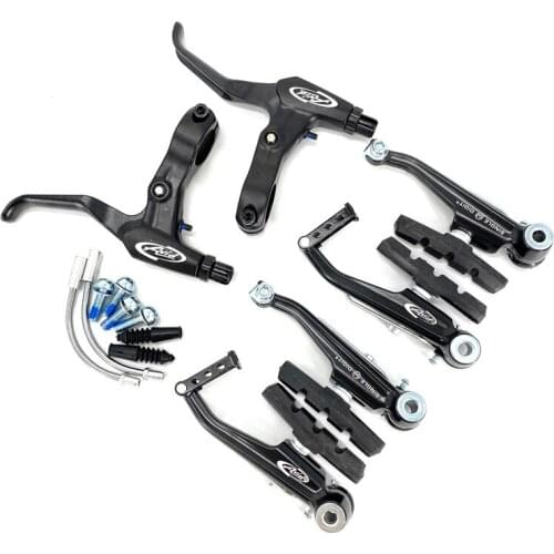 MTB Folding Bike V Brake Lever FR-5 Caliper Brake Single 3 Digit Sdg3 Aluminum Alloy Mountain Bike V Brake Levers Caliper Pads