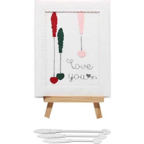 KSCRAFT Heart Arrow Metal Cutting Dies Stencils for DIY Scrapbooking/photo album Decorative Embossing DIY Paper Cards