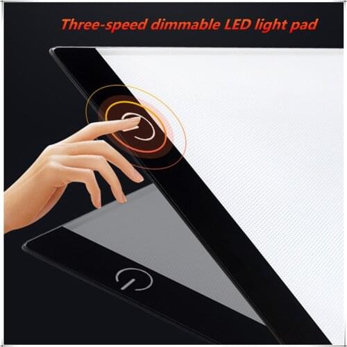 A4 ultra-thin light pad graphic tablet LED light box LED tablet computer drawing tracer diamond drawing tracing pad copy board