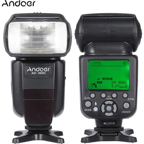 Andoer AD-980II i-TTL Master Slave Flash Speedlite HSS 1/8000s GN58 for Nikon D7200 D7100 D7000 D5200 D5100 D5000 DSLR Cameras