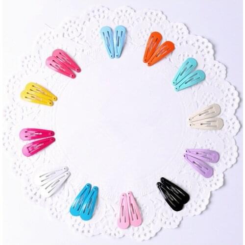 Pet Clip Dog Accessories 3cm mini paint small hair clip ice cream color children baby bb clip water drop clip