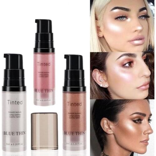 6ml Liquid Highlighter Radiant Non-caking Cosmetic Natural Finish Liquid Highlighter for Girl