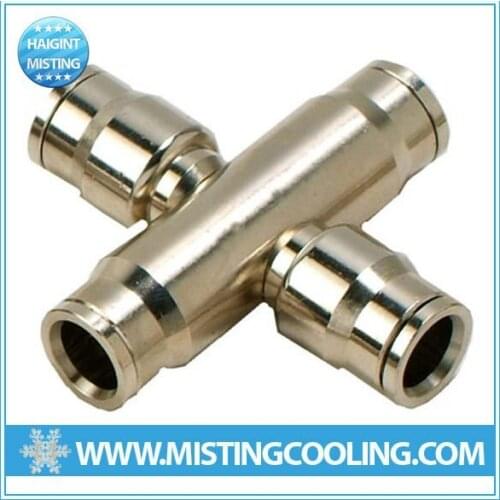0105 HAIGINT cross connector high pressure misting fittings