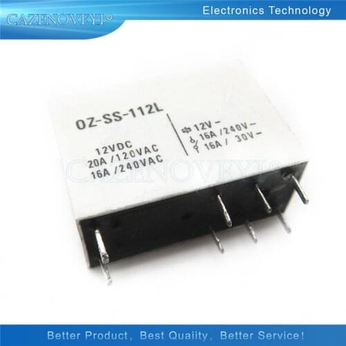 1pcs/lot OZ-SS-112L OZ SS 112L 12VDC 12V relay OZ-SS-112L1 16A In Stock In Stock