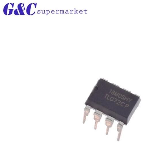 10pcs free shipping TL072CN TL072 TL072C TL072CP DIP-8 Operational Amplifiers diy electronics