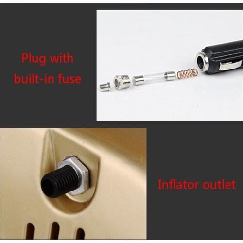 120W Wet and Dry Dual USE Car Vacuum Cleaner Pump Car Air Compressor 4 in 1 B36B