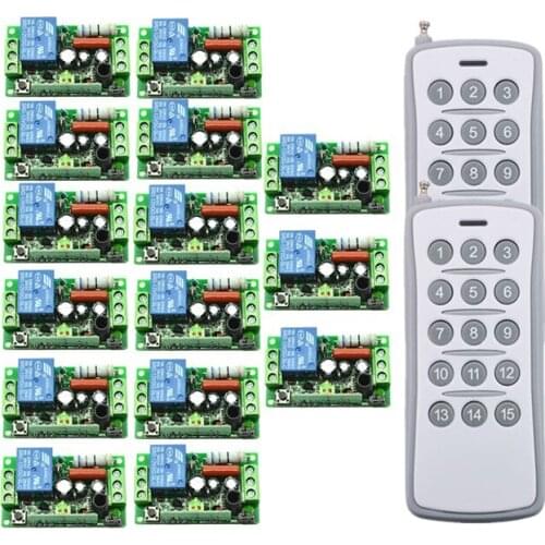 220V 10A 315MHZ/433Mhz 1 CH Wireless Remote Control Switch teleswitch Radio Control Switch 1CH Relay Learning Code